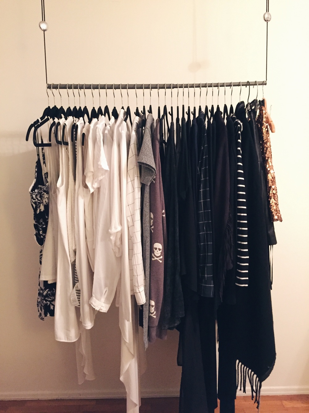 Closet #4 - Essentials - hanging in my room